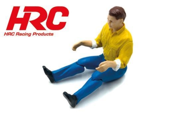 HRC25266Y Fahrerfigur / Pilot 1:10 Trucker gelb/blau